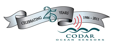 CODAR 25th Anniversary logo