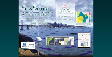 SeaSonde Exhibit Graphics - 6 panel